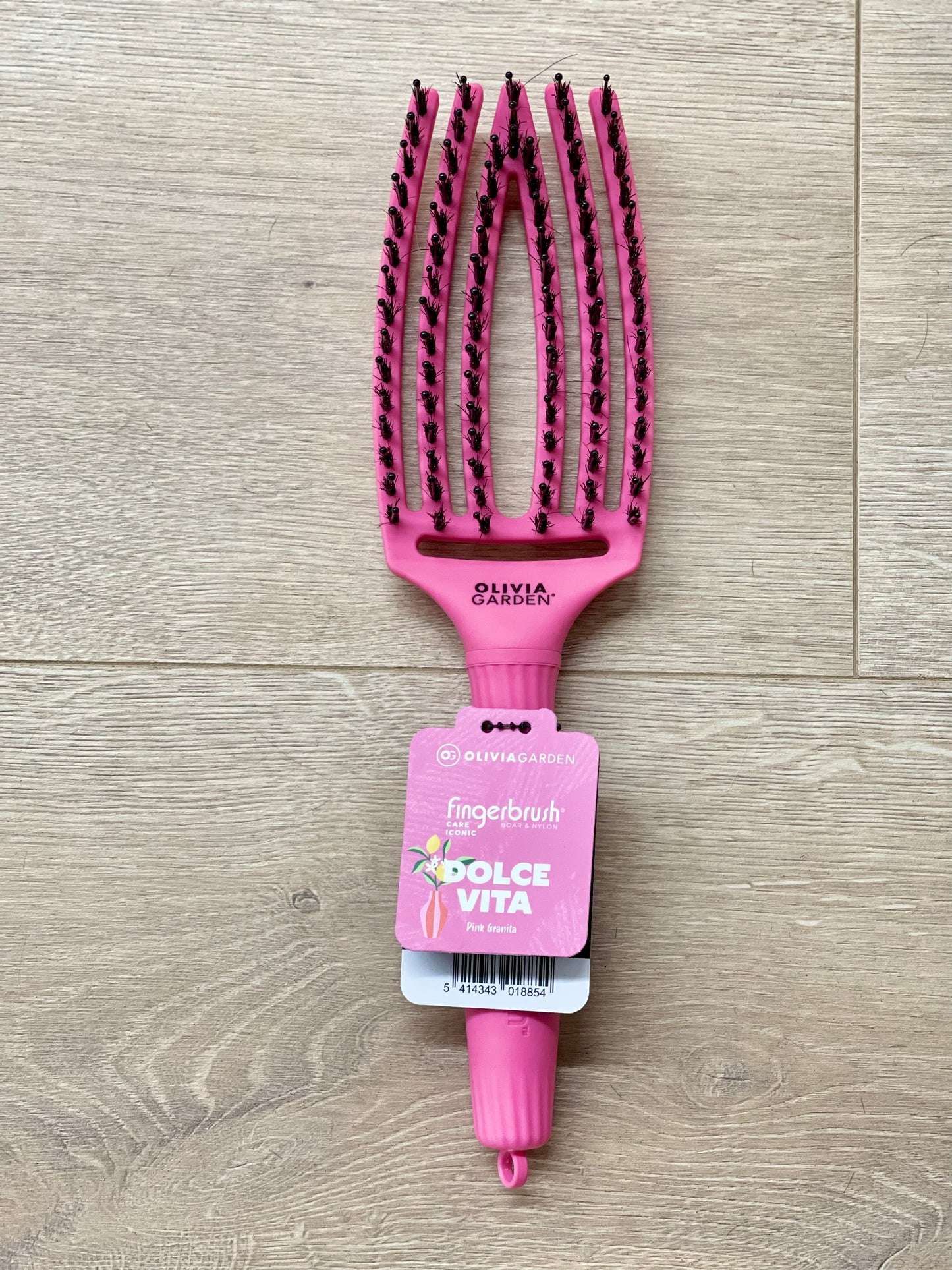 Olivia Garden Fingerbrush – Dolce Vita (Pink Granita)