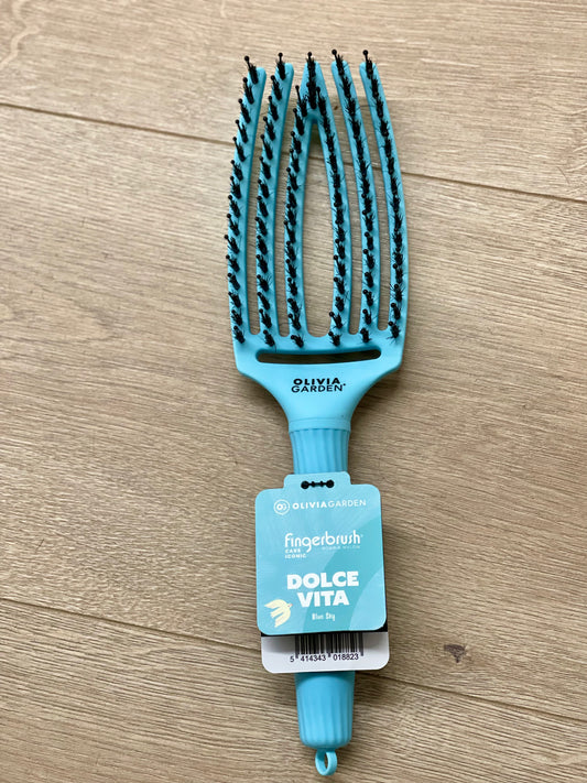 Olivia Garden Fingerbrush – Dolce Vita (Blue Sky)